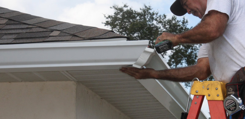 Gutter installation and repair in Southwest Flordia Nastar Roofing